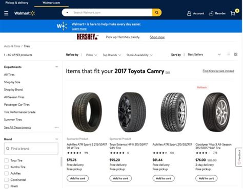 In a September 12 press release, Walmart announced that they're rolling out late-night delivery. . Will walmart change tires